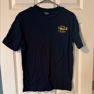 Old Navy Navy Blue Fishing Tee